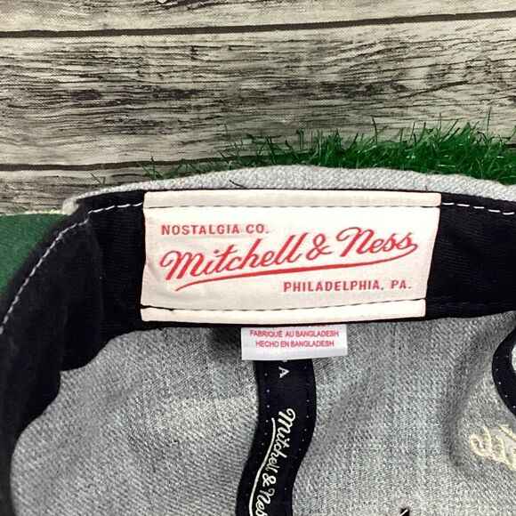 Oklahoma City Thunder Hat Cap Gray Adjustable Mitchell & Ness NBA Basketball - Picture 6 of 6